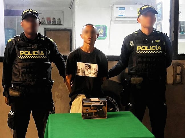 Capturado hombre con una pistola y varios cartuchos en el corregimiento de Tierra Baja