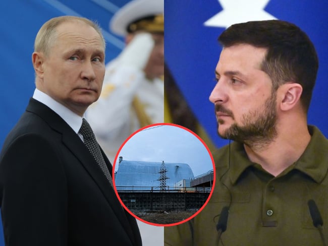 En medio de los intentos de Estados Unidos por lograr la paz, Rusia atacó el refugio que resguarda la destruida central nuclear de Chernóbil