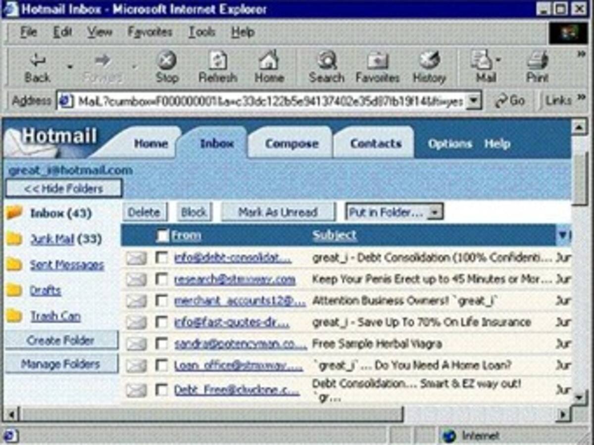 Publican lista con contraseñas de 10 mil cuentas de hotmail