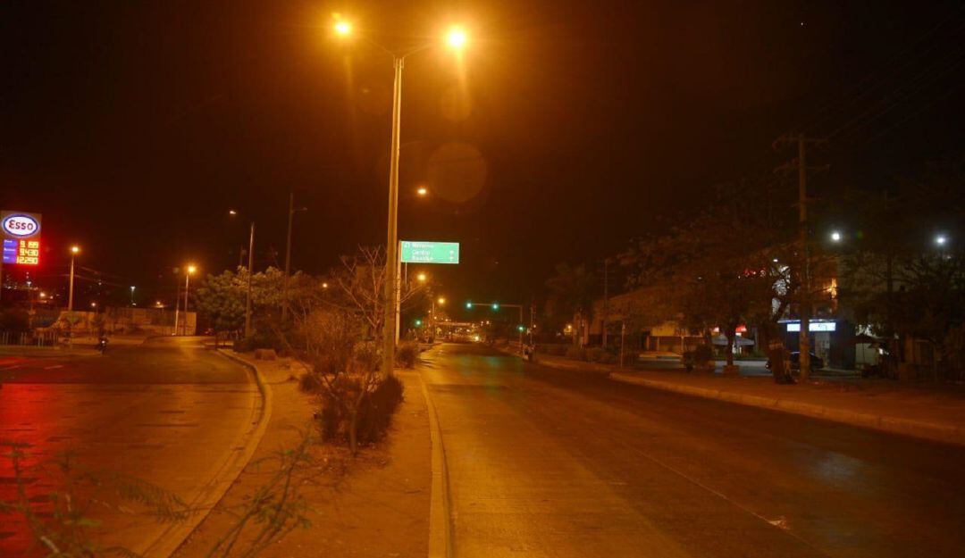 Alumbrado en la Transversal 54