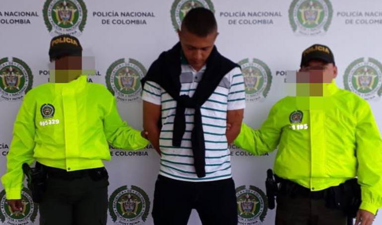 El soldado regular Alcibíades Ramírez Quimbay capturado por CTI