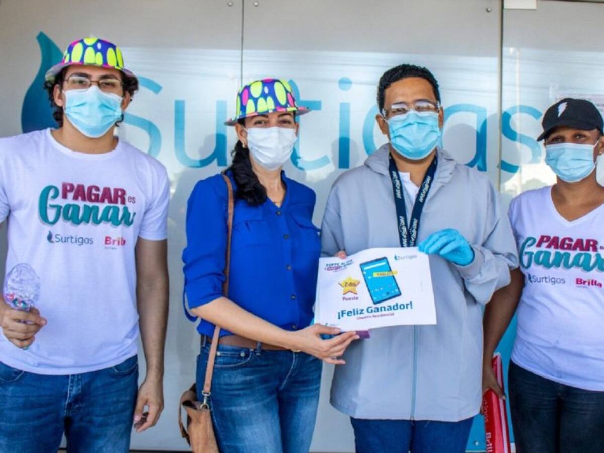 Surtigas promueve incentivos a usuarios por el pago oportuno en Cartagena