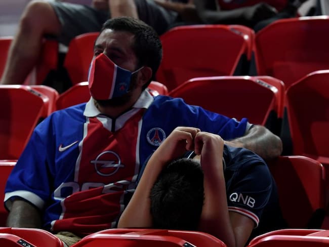 De la emoción a la tristeza: Los rostros de la derrota del PSG