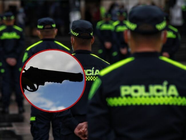 Imagen de referencia del asesinato de un policía en Barranquilla./ Fotos: Colprensa