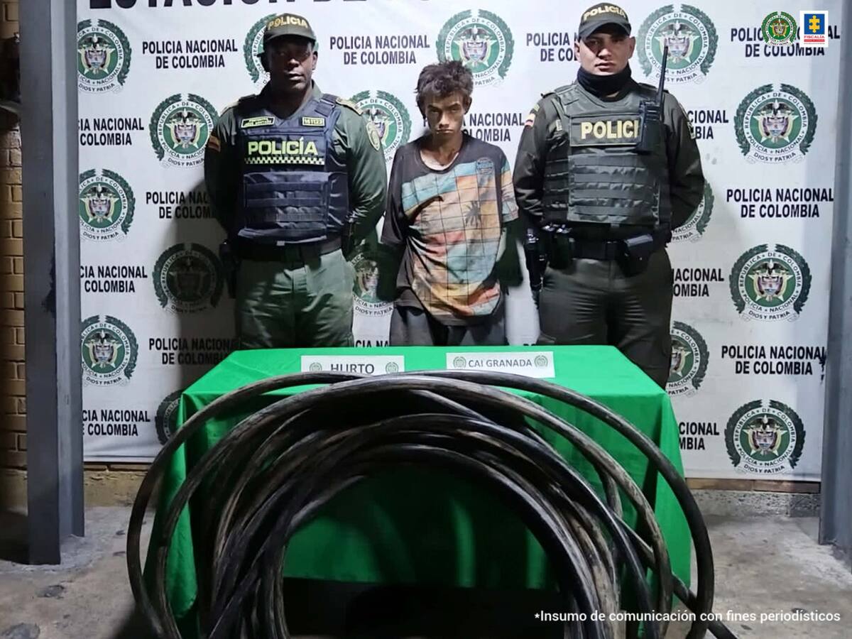 Ladrón de cable de telefonía fija y satelital en Armenia fue enviado a la cárcel.