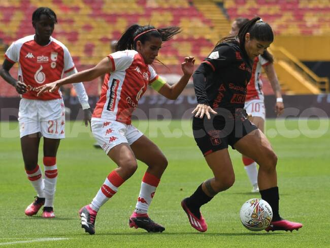 Duelo de Liga entre Independiente Santa Fe y América de Cali / Dimayor