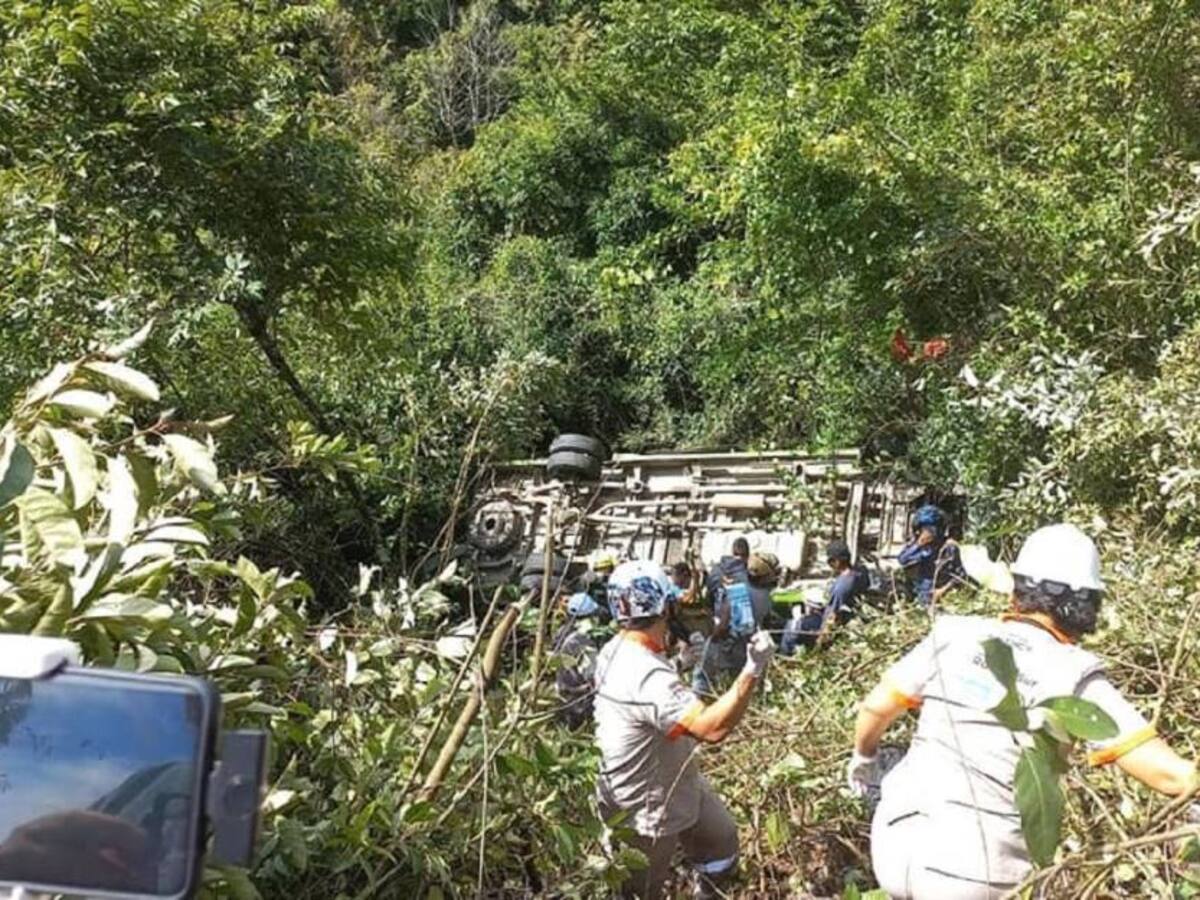 Accidente deja una persona fallecida y varias heridas en el Huila