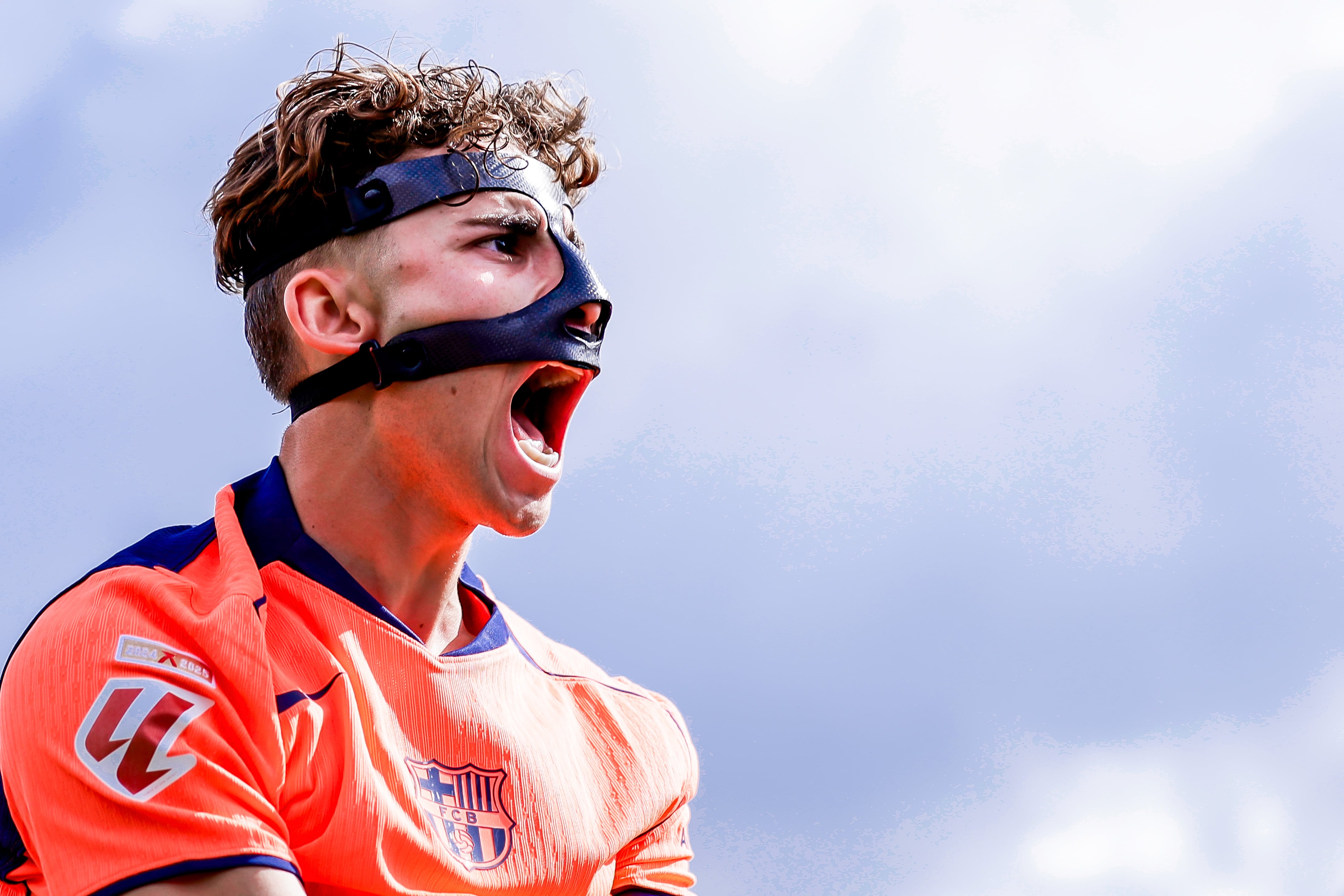 GETAFE, SPAIN - APRIL 25: Fermin Lopez of FC Barcelona celebrates 0-1  during the LaLiga EA Sports  match between Getafe v FC Barcelona at the Coliseum Alfonso Perez on April 25, 2026 in Getafe Spain (Photo by M Gracia Jimenez/Soccrates/Getty Images)