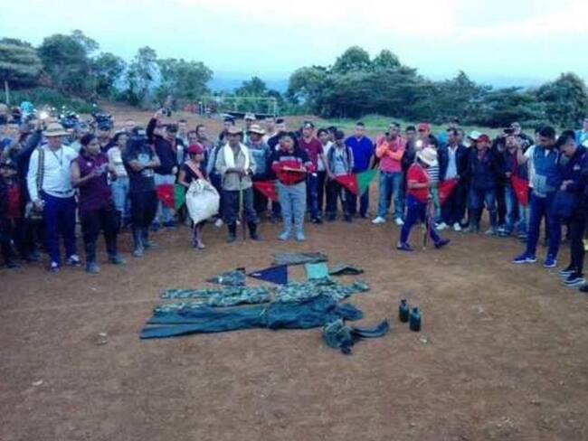 Guardia indígena devolvió tres militares a Defensoría del Pueblo y ONU