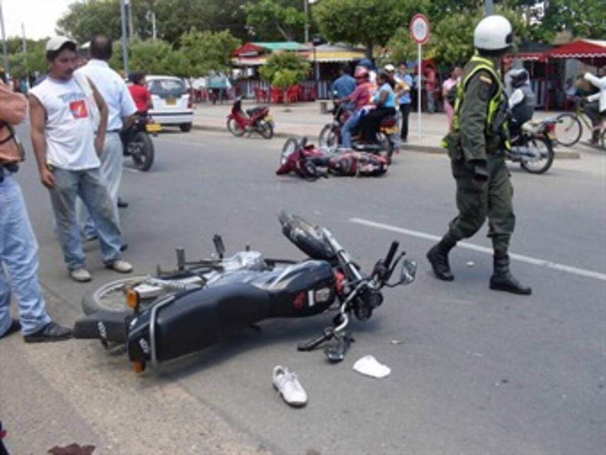En Colombia mueren al año 5.600 personas en accidentes de tránsito
