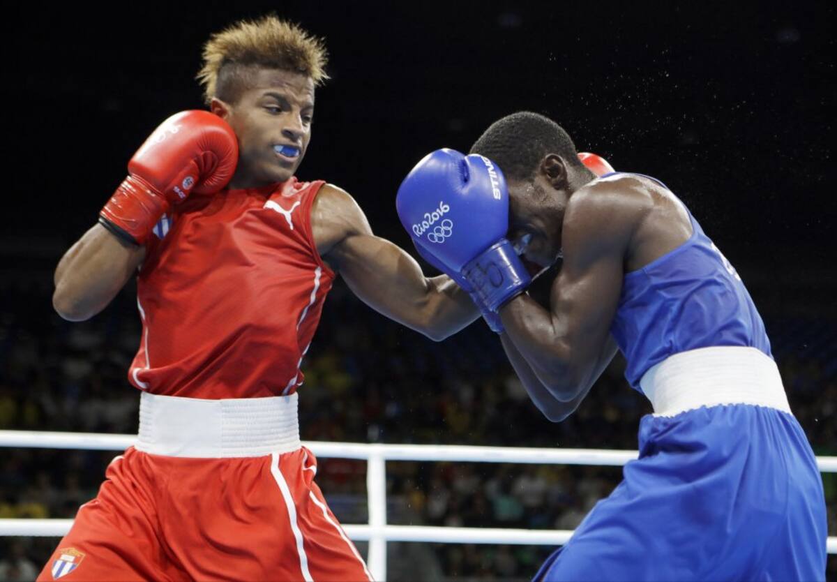 El contrincante del Yuberjén fue el boxeador cubano Joahnys Argilagos, campeón mundial en peso minimosca.
