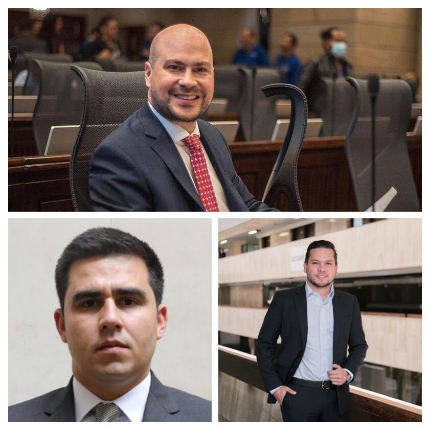 Los tres representantes liberales que buscan llegar a la Presidencia de la Cámara (Cortesías)