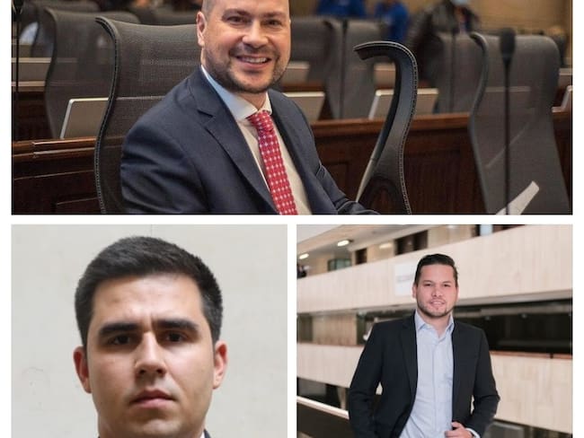 Los tres representantes liberales que buscan llegar a la Presidencia de la Cámara (Cortesías)