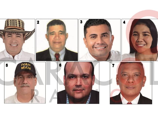 Siete fueron los candidatos alternativos a la Gobernación de Sucre. Fotos/Registraduría