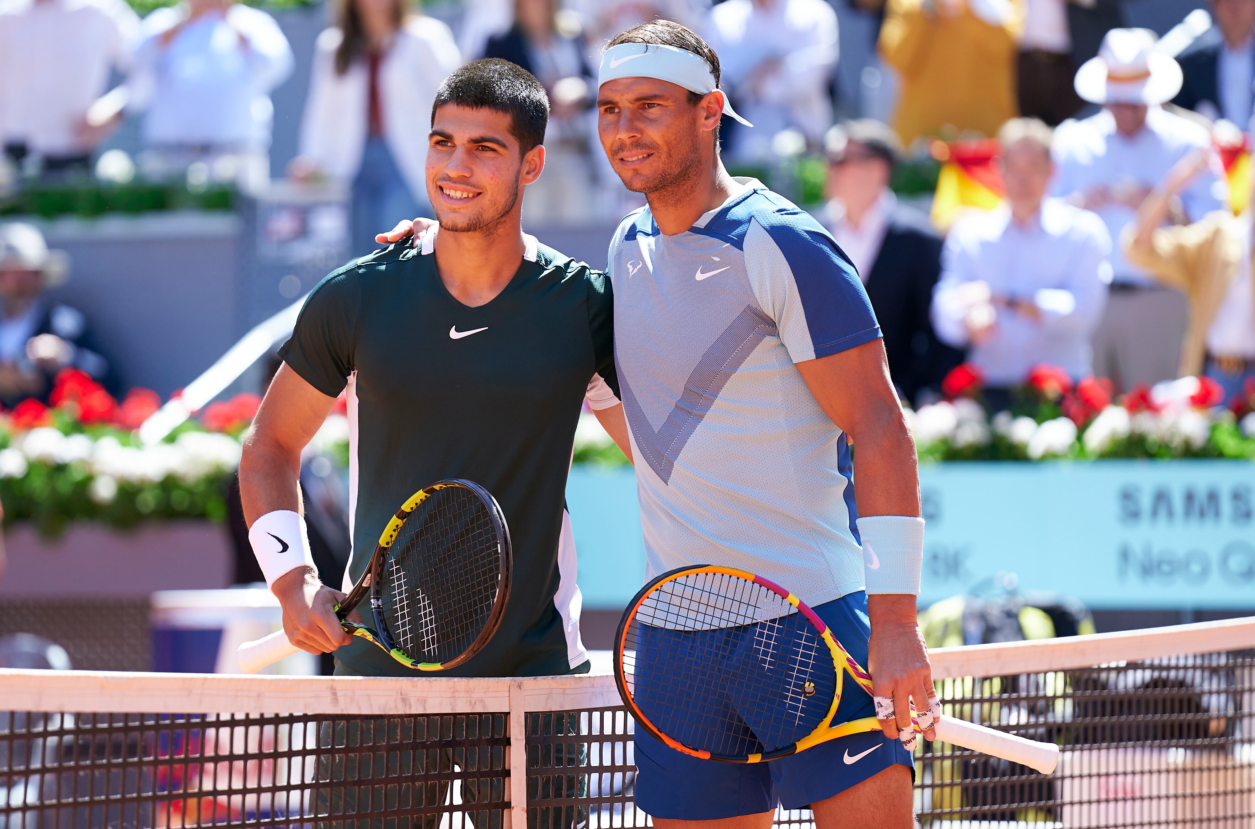 Carlos Alcaraz y Rafael Nadal están en la cima del ránking ATP.