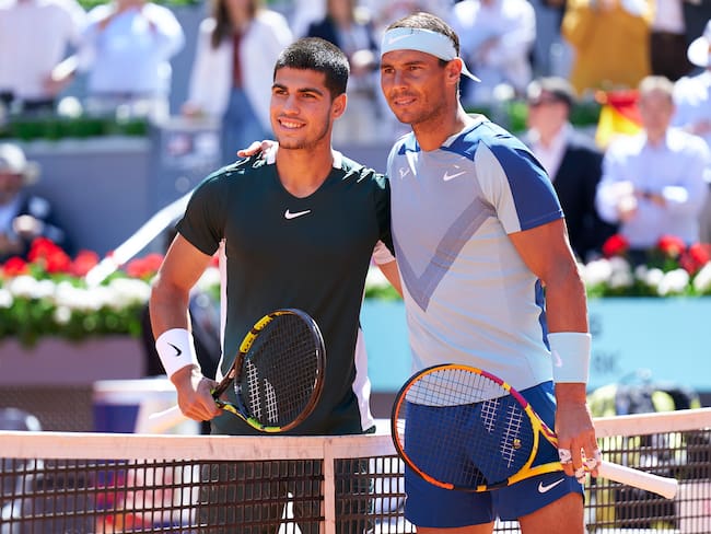 Carlos Alcaraz y Rafael Nadal están en la cima del ránking ATP.