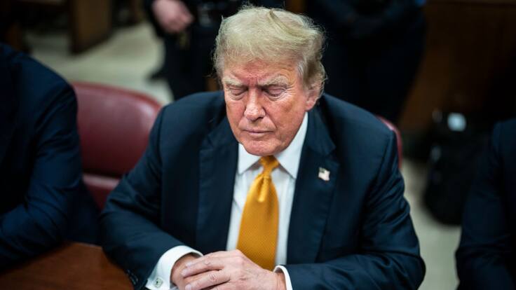 Así reaccionó Donald Trump al escuchar el “culpable” en el veredicto del jurado