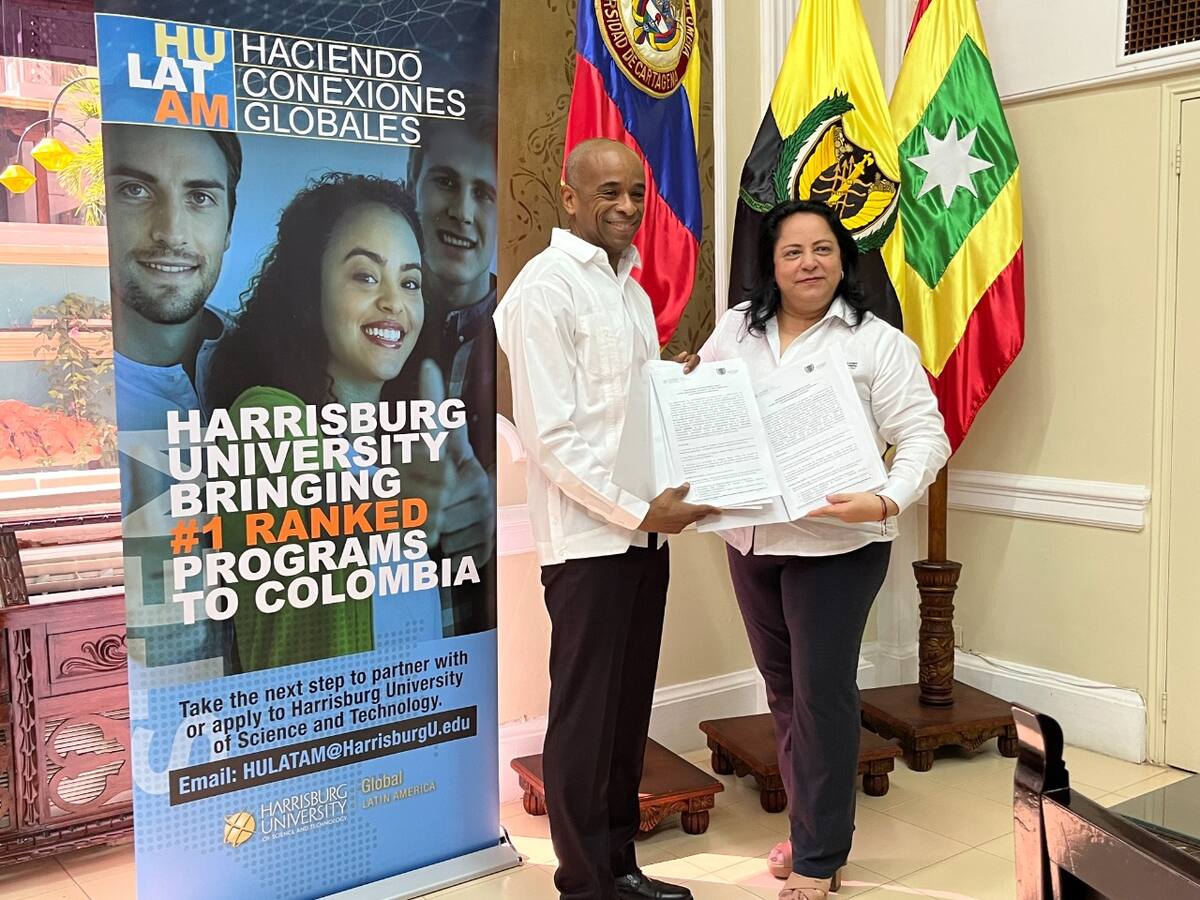 Unicartagena y Harrisburg University firmaron alianza de cooperación internacional