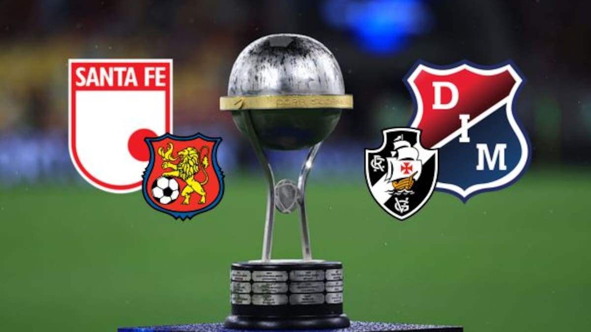 Santa Fe y Medellín en Sudamericana: definidas fechas y horarios para partidos de playoffs