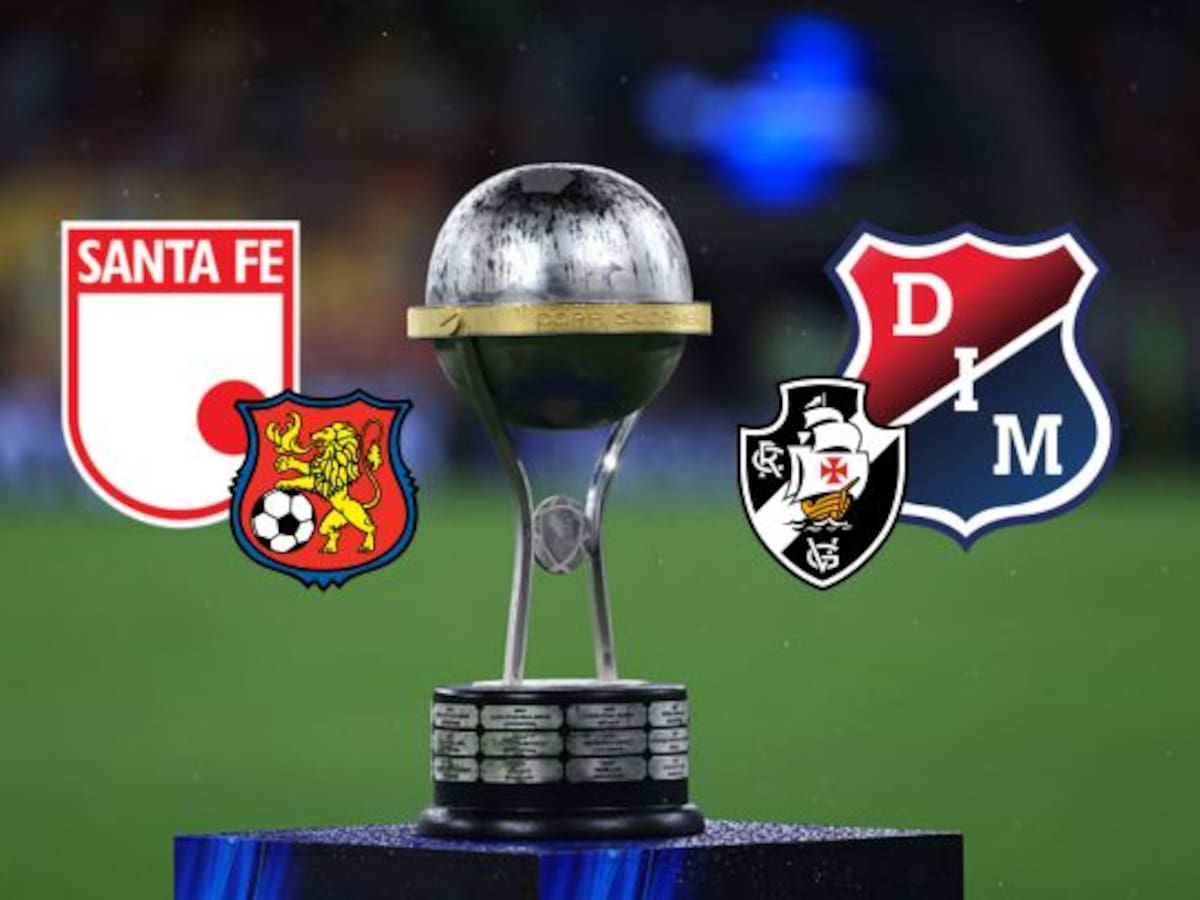 Santa Fe y Medellín en Sudamericana: definidas fechas y horarios para partidos de playoffs