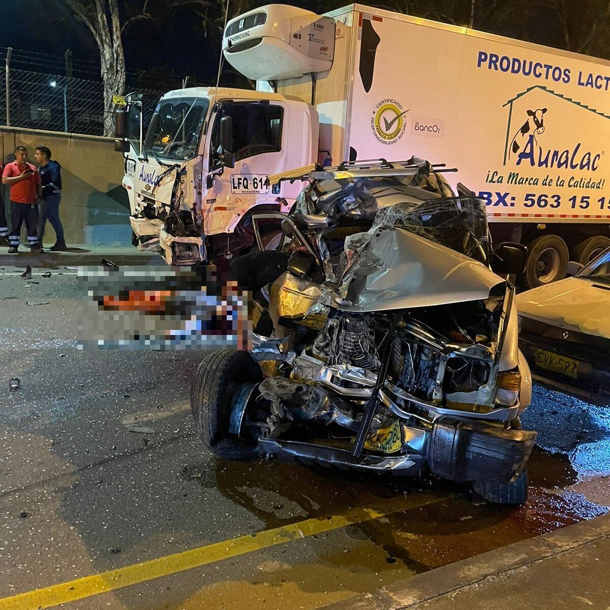 Accidente de tránsito en Bello dejó varias personas fallecidas