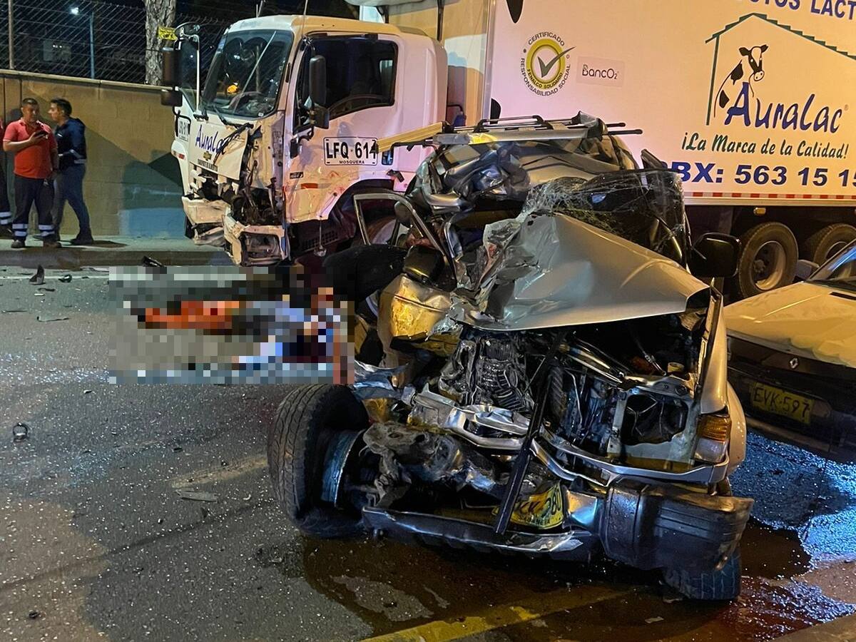 Accidente de tránsito en Bello dejó varias personas fallecidas