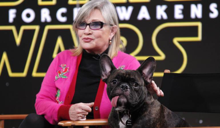 La fallecida actriz Carrie Fisher.