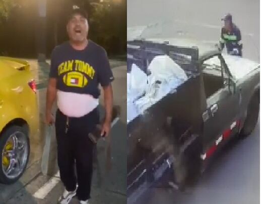 Conductores involucrados en casos de intolerancia en Armenia. Foto: Cortesía Ciudadanos/ EPA