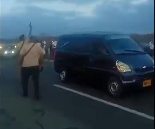Captura de vídeo en sepelio de alias 'Bendito Menor' en Riohacha