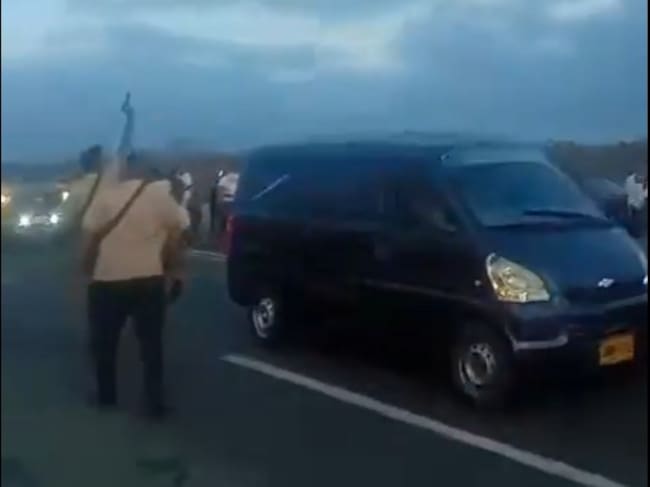 Captura de vídeo en sepelio de alias 'Bendito Menor' en Riohacha