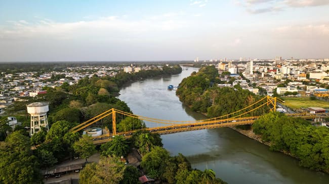 Emblemático puente de la ciudad de Montería. Foto: prensa Gobernación de Córdoba.