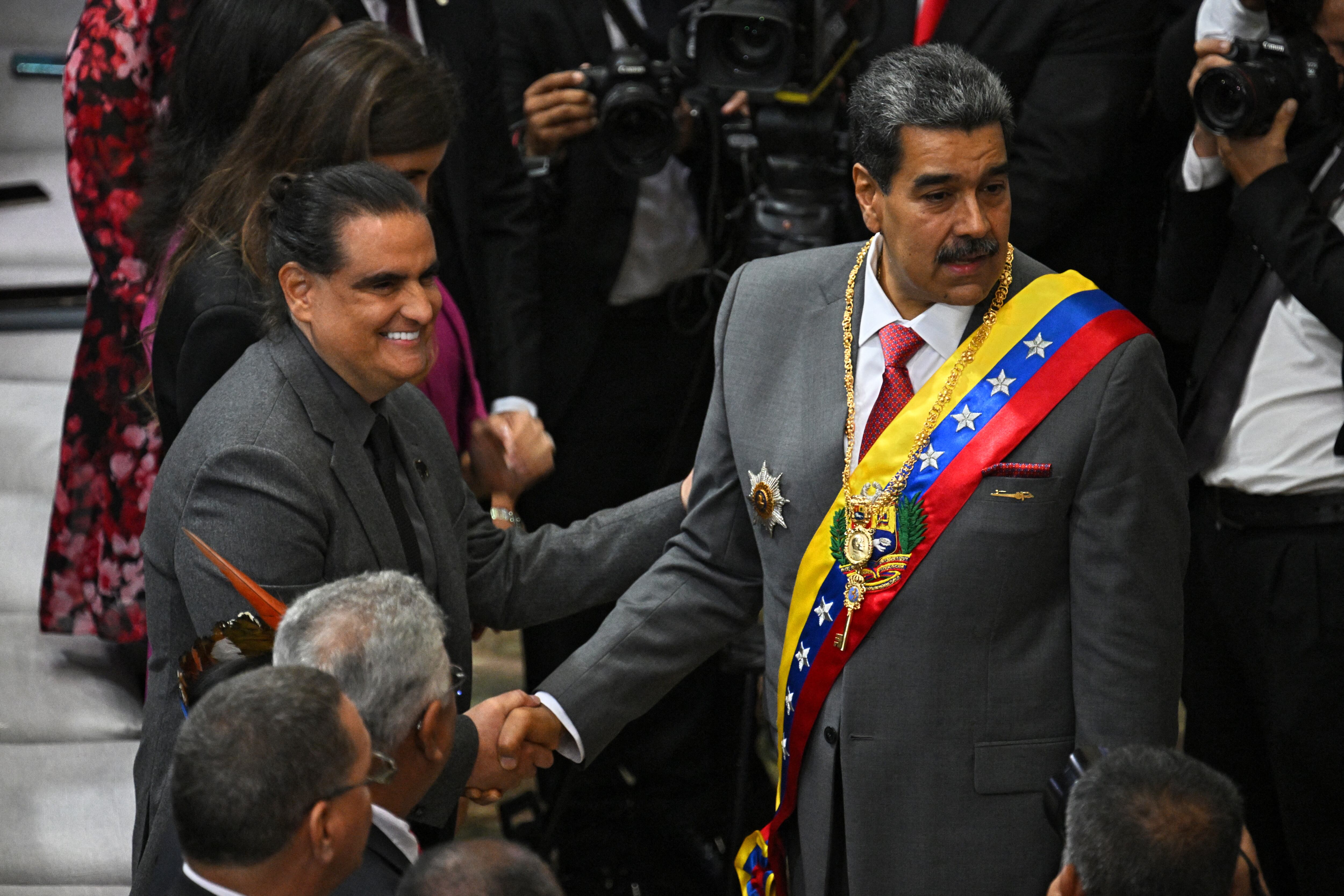 Álex Saab y Nicolás Maduro | Foto: GettyImages