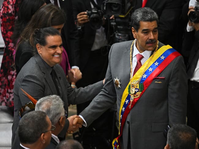 Álex Saab y Nicolás Maduro | Foto: GettyImages