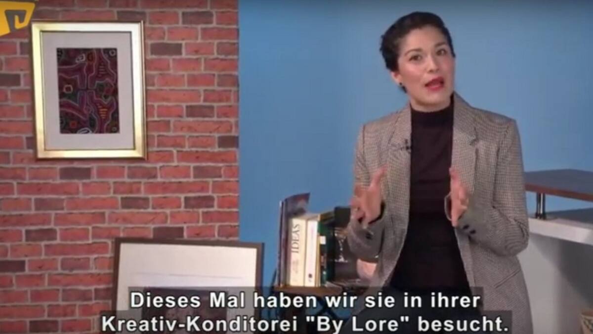 Ana María García, la presentadora colombiana en el canal regional de Viena
