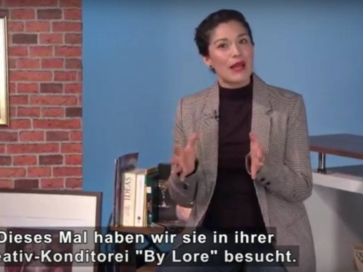 Ana María García, la presentadora colombiana en el canal regional de Viena