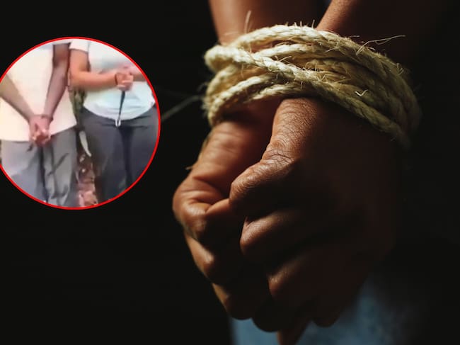 Secuestro de dos personas en Buenaventura e imagen de referencia. Fotos: captura de pantalla video / Getty Images