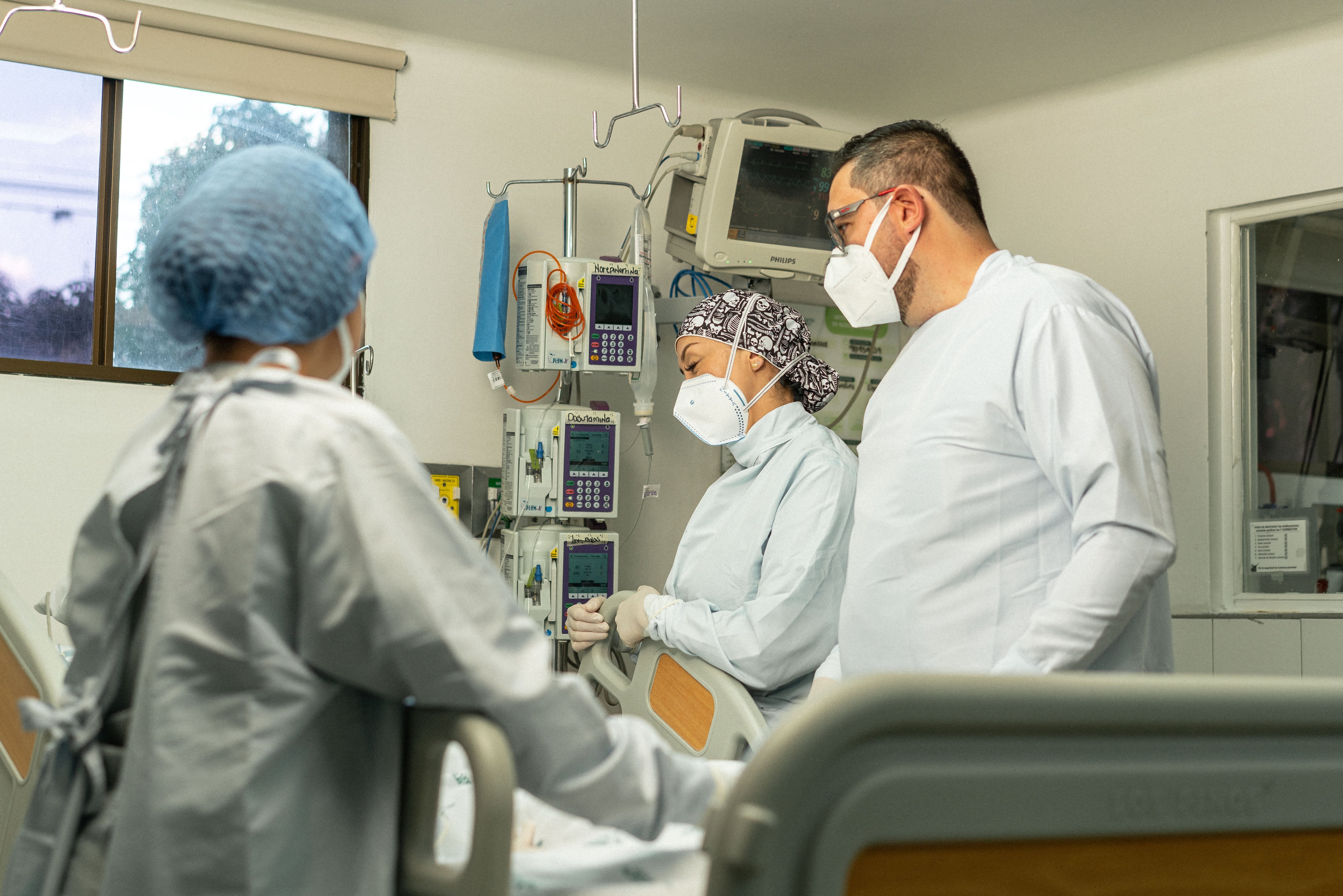 Unidad de Cuidados Intensivos en el Hospital San Vicente Fundación de Medellín. Cortesía: Hospital San Vicente.