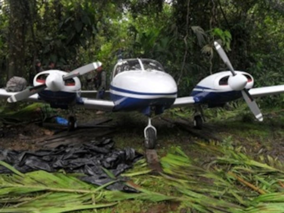 Inmovilizan avioneta al servicio del narcotráfico en Chocó