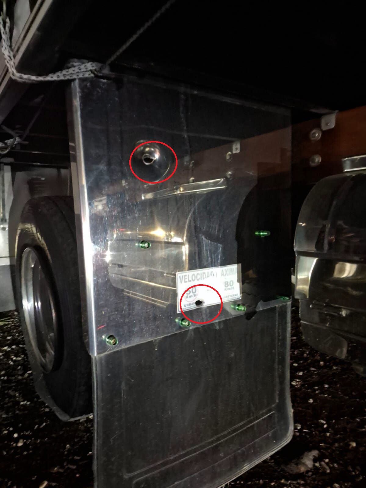 Camión con ayudas humanitarias atacado con disparos en Ciudad Bolivar, Antioquia- foto cortesía
