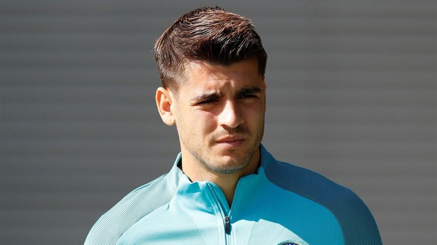 El delantero del Chelsea, Álvaro Morata. Foto: Getty Images