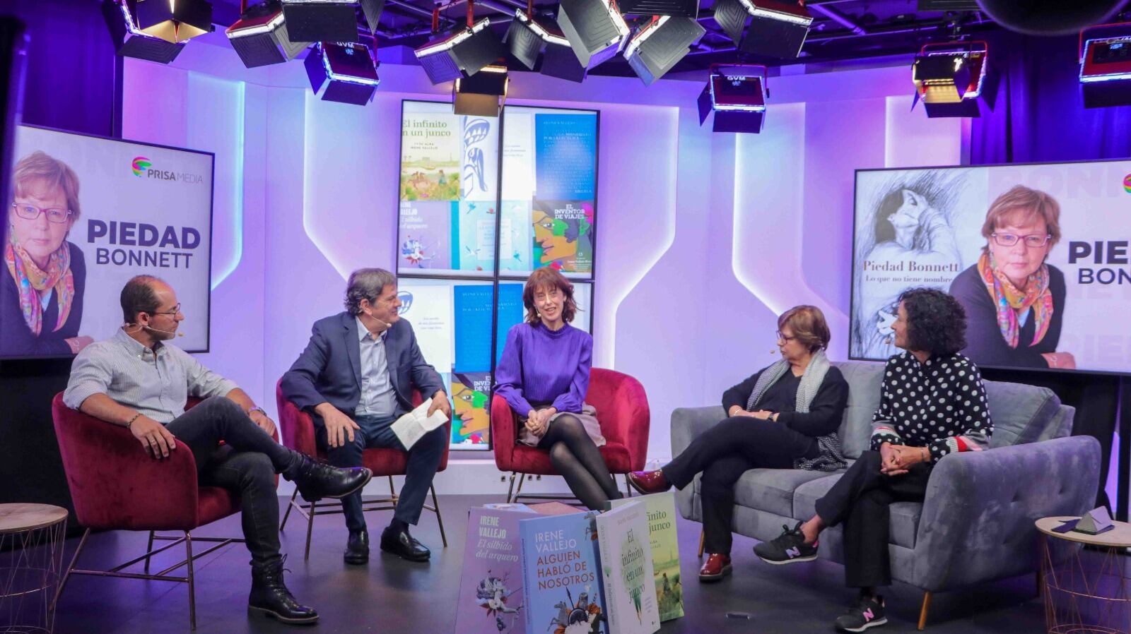 Irene Vallejo, Piedad Bonnett y Pilar Quintana