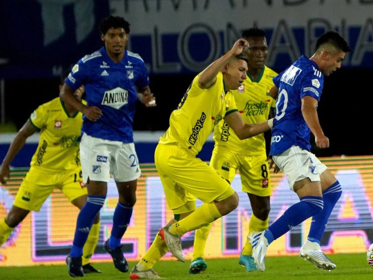 Millonarios sigue sin levantar y empata en el estreno del Bucaramanga