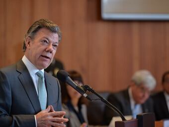 Presidente Juan Manuel Santos. Foto: Presidencia.