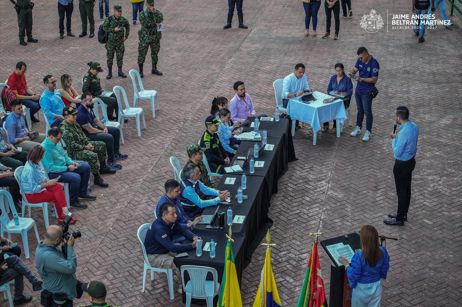 Hay un balance positivo: Alcalde de Bucaramanga tras primer consejo de seguridad. Foto: Alcaldía de Bucaramanga
