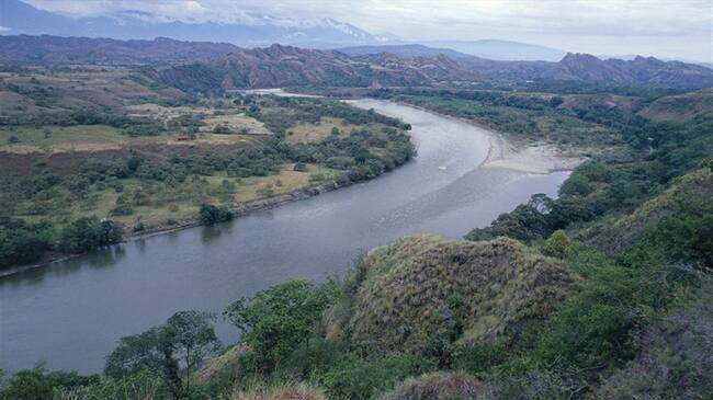 Vista aérea del río Magdalena. Foto: Getty Images