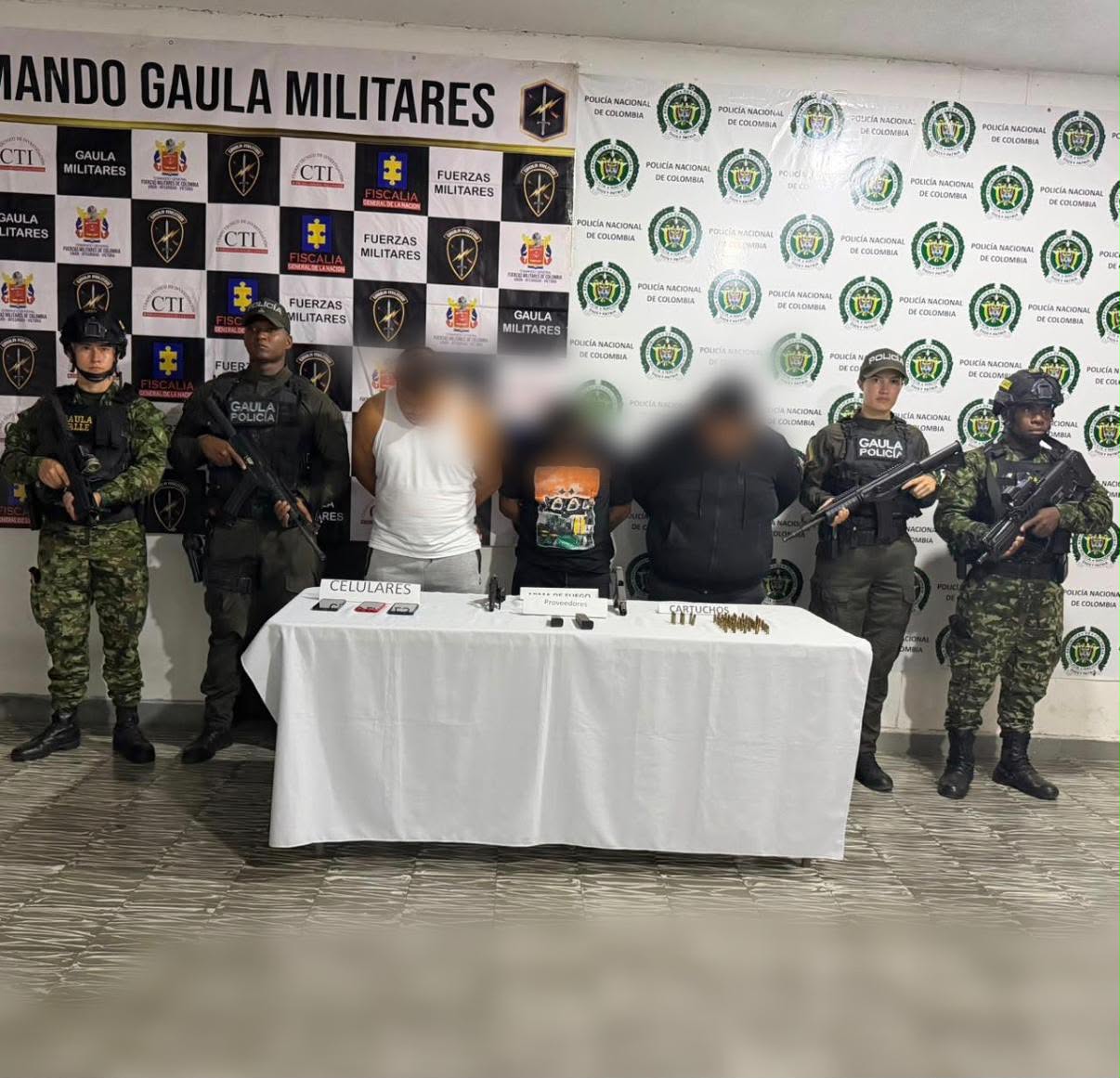 Capturados disidentes FARC que extorsionaban para dejar vivir a habitantes en sus propias viviendas