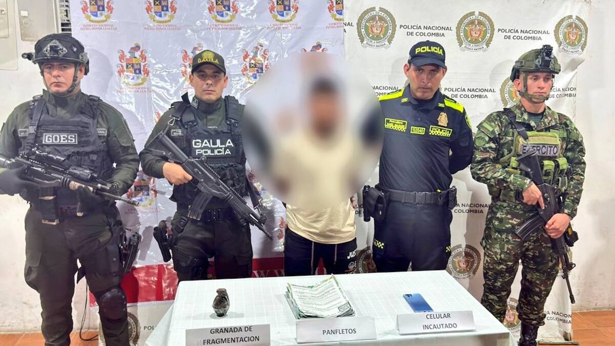 Cabecilla de las Disidencias Armadas fue capturado en el Tolima