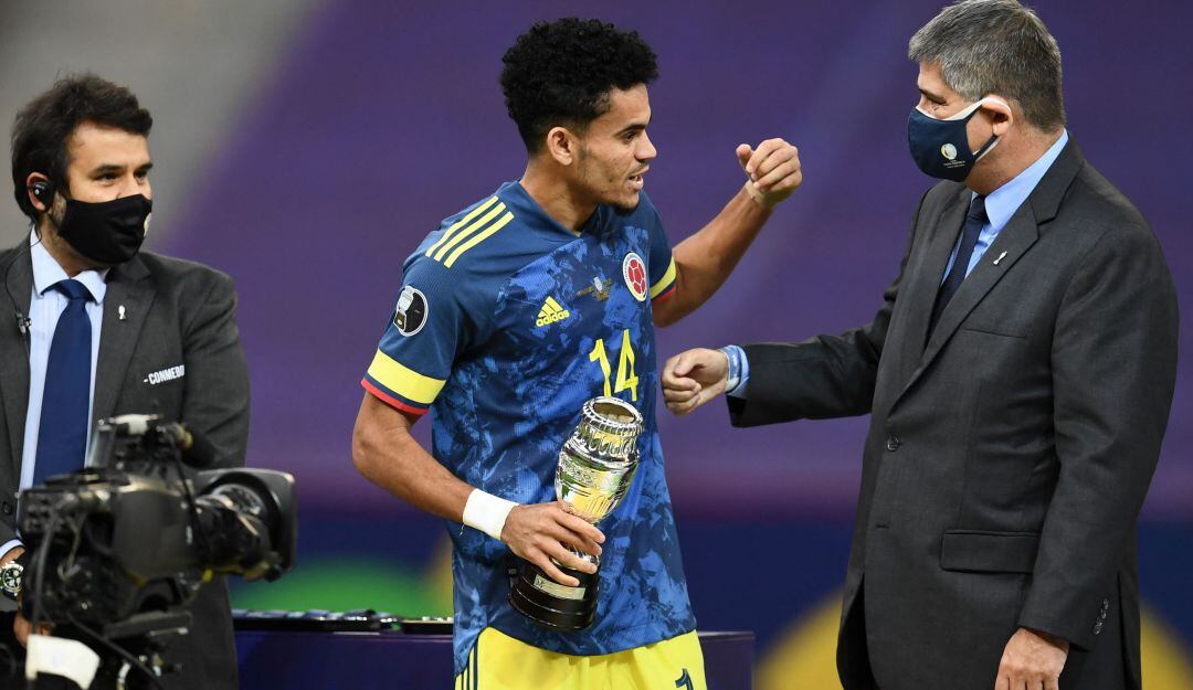 Luis Díaz cerró el torneo con cuatro goles, dos de ellos a Argentina y a Brasil.