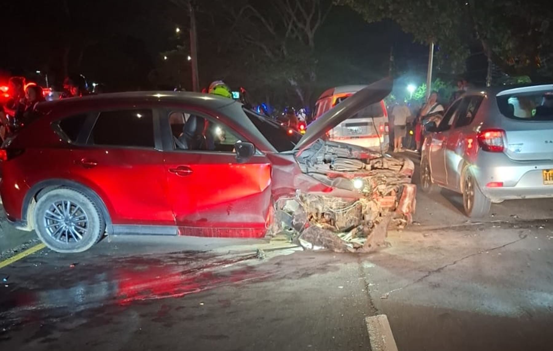 Accidente de tránsito en el sector de Picaleñita en Ibagué