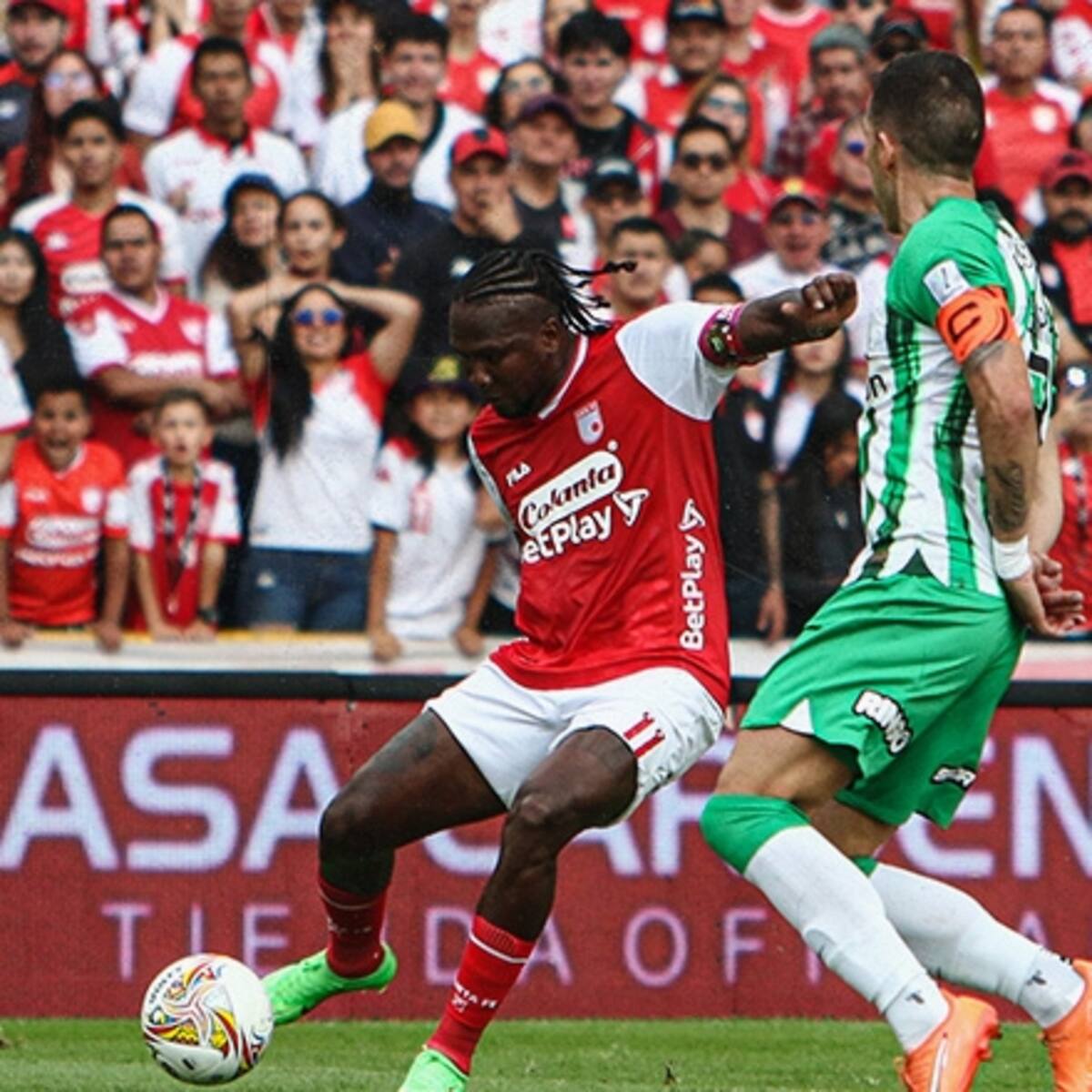 Santa Fe y Nacional no llenan las expectativas: pálido empate en El Campín